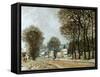 Sisley: Louveciennes, C1874-Alfred Sisley-Framed Stretched Canvas