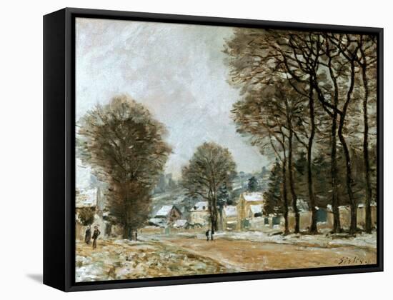 Sisley: Louveciennes, C1874-Alfred Sisley-Framed Stretched Canvas