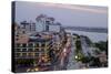 Sisowath Riverside, Along the Bassac River, Phnom Penh, Cambodia, Indochina, Southeast Asia, Asia-Nathalie Cuvelier-Stretched Canvas