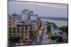 Sisowath Riverside, Along the Bassac River, Phnom Penh, Cambodia, Indochina, Southeast Asia, Asia-Nathalie Cuvelier-Mounted Photographic Print