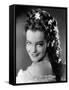 SISSI, 1955 directed by ERNST MARISCHKA Romy Schneider (b/w photo)-null-Framed Stretched Canvas