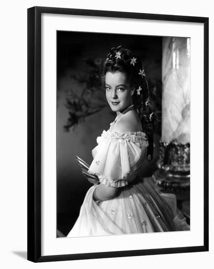 SISSI, 1955 directed by ERNST MARISCHKA Romy Schneider dans le r?le by Sissi, Elisabeth d'Autriche -null-Framed Photo