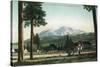 Sisson, California - View of Mt Shasta, Now Mt Shasta City-Lantern Press-Stretched Canvas