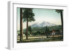 Sisson, California - View of Mt Shasta, Now Mt Shasta City-Lantern Press-Framed Art Print