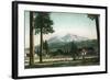 Sisson, California - View of Mt Shasta, Now Mt Shasta City-Lantern Press-Framed Art Print