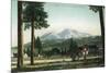 Sisson, California - View of Mt Shasta, Now Mt Shasta City-Lantern Press-Mounted Art Print