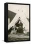 Sister Eleanor Wibmer Jeffries and Sister Nellie Constance Morrice (Right) Outside their Tent at No-null-Framed Stretched Canvas