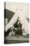 Sister Eleanor Wibmer Jeffries and Sister Nellie Constance Morrice (Right) Outside their Tent at No-null-Stretched Canvas