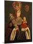Sister Juana, Grand Daughter of D. De Cortes, Founder of the Convent of St. Jerome, circa 1661-null-Mounted Giclee Print