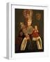 Sister Juana, Grand Daughter of D. De Cortes, Founder of the Convent of St. Jerome, circa 1661-null-Framed Giclee Print