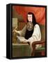 Sister Juana Ines De La Cruz (1648-95)-Andeas de Islas-Framed Stretched Canvas