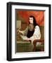 Sister Juana Ines De La Cruz (1648-95)-Andeas de Islas-Framed Giclee Print