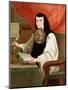 Sister Juana Ines De La Cruz (1648-95)-Andeas de Islas-Mounted Giclee Print