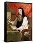 Sister Juana Ines De La Cruz (1648-95)-Andeas de Islas-Framed Stretched Canvas