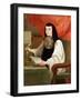 Sister Juana Ines De La Cruz (1648-95)-Andeas de Islas-Framed Giclee Print