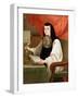 Sister Juana Ines De La Cruz (1648-95)-Andeas de Islas-Framed Giclee Print