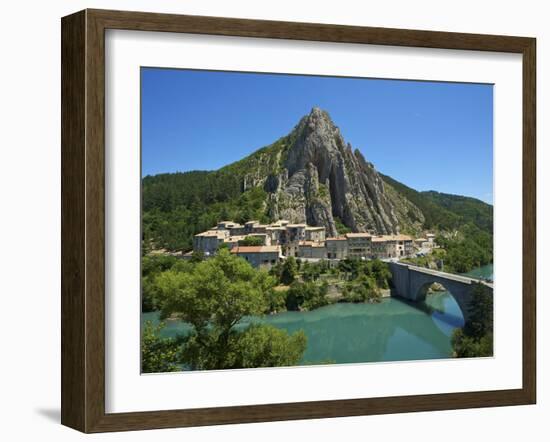 Sisteron, Provence, Provence-Alpes-Cote D'Azur, France-Katja Kreder-Framed Photographic Print