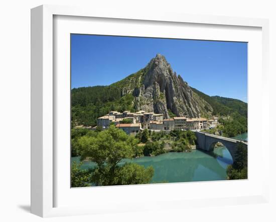 Sisteron, Provence, Provence-Alpes-Cote D'Azur, France-Katja Kreder-Framed Photographic Print
