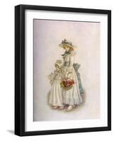 'Sisters' by Kate Greenaway-Kate Greenaway-Framed Giclee Print