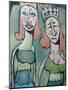 Sisters Going to the Ball-Tim Nyberg-Mounted Giclee Print