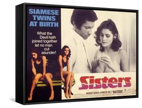 Sisters, Lisle Wilson, Margot Kidder, 1973-null-Framed Stretched Canvas