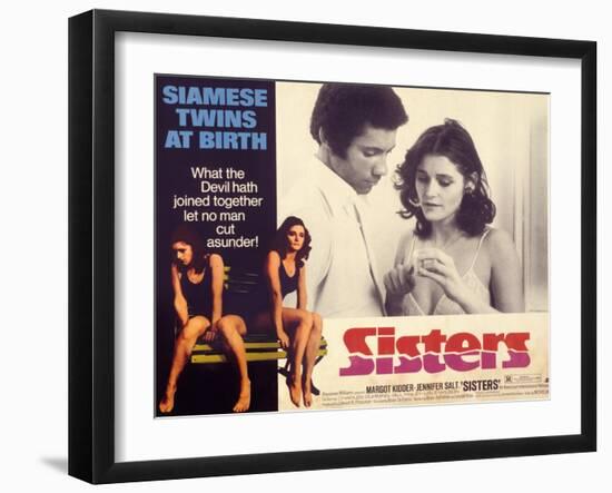 Sisters, Lisle Wilson, Margot Kidder, 1973-null-Framed Photo