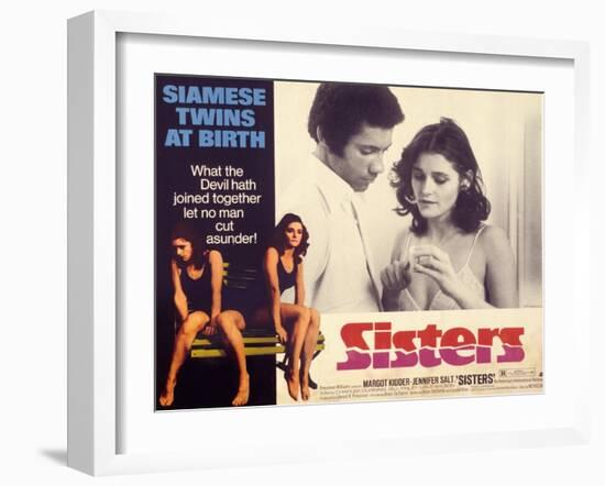 Sisters, Lisle Wilson, Margot Kidder, 1973-null-Framed Photo