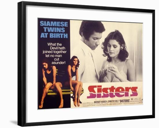 Sisters, Lisle Wilson, Margot Kidder, 1973-null-Framed Photo
