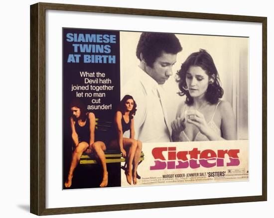 Sisters, Lisle Wilson, Margot Kidder, 1973-null-Framed Photo