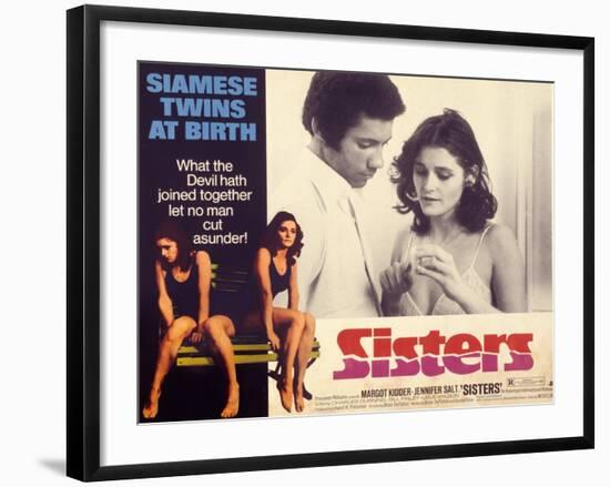 Sisters, Lisle Wilson, Margot Kidder, 1973-null-Framed Photo