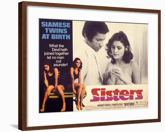 Sisters, Lisle Wilson, Margot Kidder, 1973-null-Framed Photo