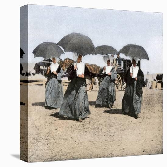 Sisters of Charity Arriving on Long Island, at Camp Wikoff During the Spanish-American War, 1898-null-Stretched Canvas