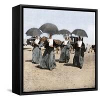 Sisters of Charity Arriving on Long Island, at Camp Wikoff During the Spanish-American War, 1898-null-Framed Stretched Canvas