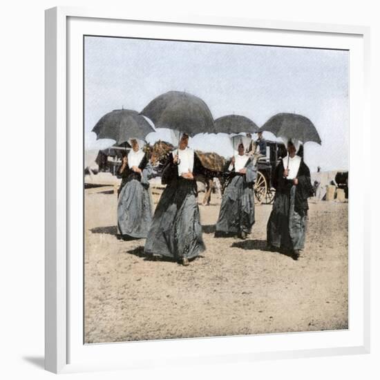 Sisters of Charity Arriving on Long Island, at Camp Wikoff During the Spanish-American War, 1898-null-Framed Giclee Print