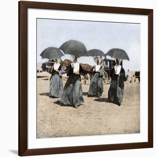 Sisters of Charity Arriving on Long Island, at Camp Wikoff During the Spanish-American War, 1898-null-Framed Giclee Print