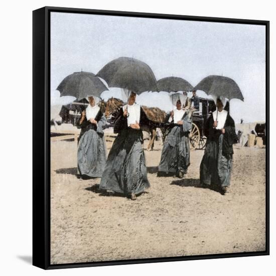 Sisters of Charity Arriving on Long Island, at Camp Wikoff During the Spanish-American War, 1898-null-Framed Stretched Canvas