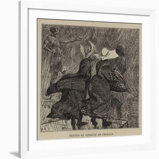 Sisters of Charity in Chicago-Arthur Boyd Houghton-Framed Giclee Print