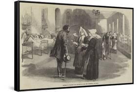 Sisters of Charity (St Benoit), in the New Hospital, at Pera-null-Framed Stretched Canvas