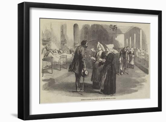 Sisters of Charity (St Benoit), in the New Hospital, at Pera-null-Framed Giclee Print