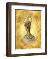 Sisters Of The Wood-Art and a Little Magic-Framed Giclee Print