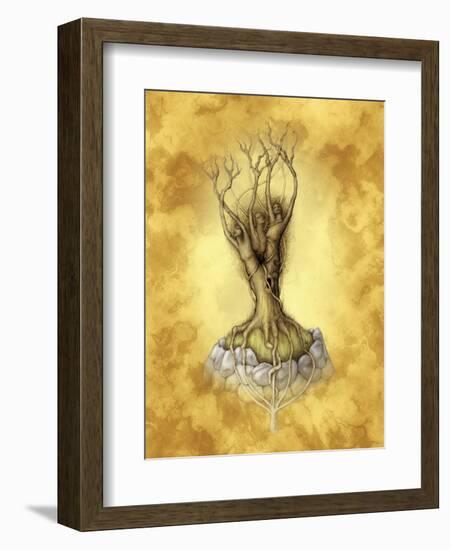 Sisters Of The Wood-Art and a Little Magic-Framed Giclee Print