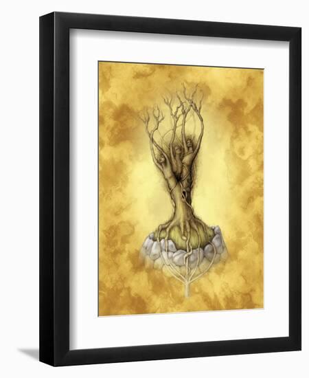 Sisters Of The Wood-Art and a Little Magic-Framed Giclee Print