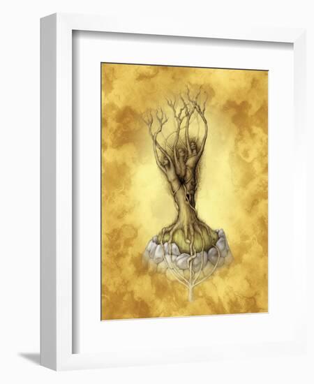 Sisters Of The Wood-Art and a Little Magic-Framed Giclee Print