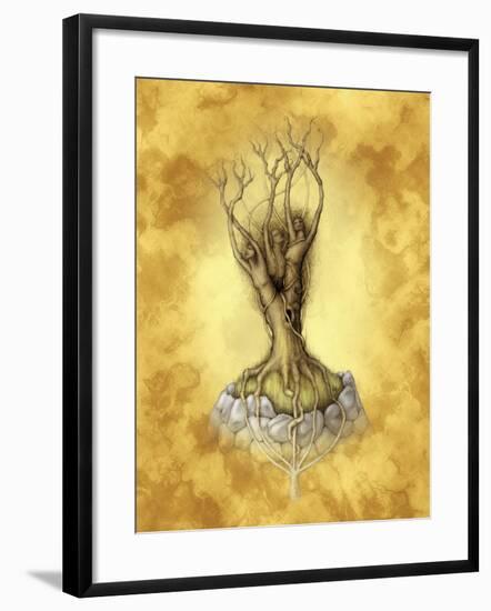 Sisters Of The Wood-Art and a Little Magic-Framed Giclee Print