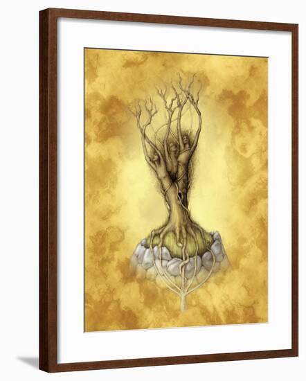 Sisters Of The Wood-Art and a Little Magic-Framed Giclee Print