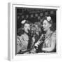 Sisters Performing at the Microphone at the Grand Ole Opry-Ed Clark-Framed Photographic Print