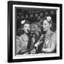 Sisters Performing at the Microphone at the Grand Ole Opry-Ed Clark-Framed Photographic Print