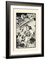 Sisters Visited Her Every Night-H.m. Brock-Framed Art Print