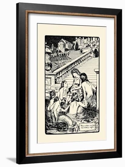 Sisters Visited Her Every Night-H.m. Brock-Framed Art Print