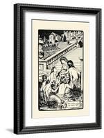 Sisters Visited Her Every Night-H.m. Brock-Framed Art Print